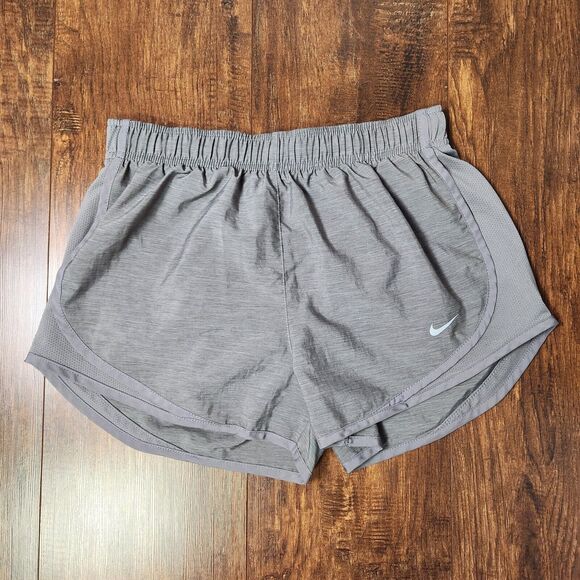 Nike Running Shorts Womens Dri FIT Tempo Brief Lined Grey Size Small - Picture 2 of 8